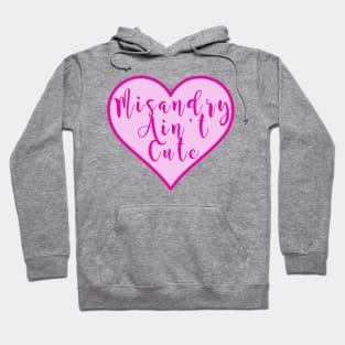 Misandy Ain't Cute Hoodie